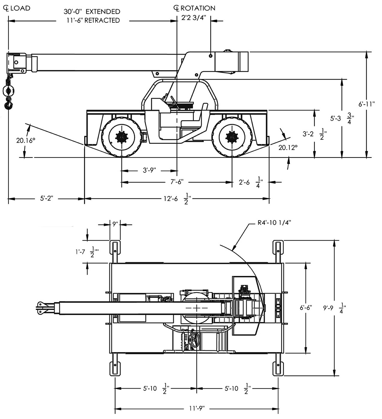 BC18 Dimensions