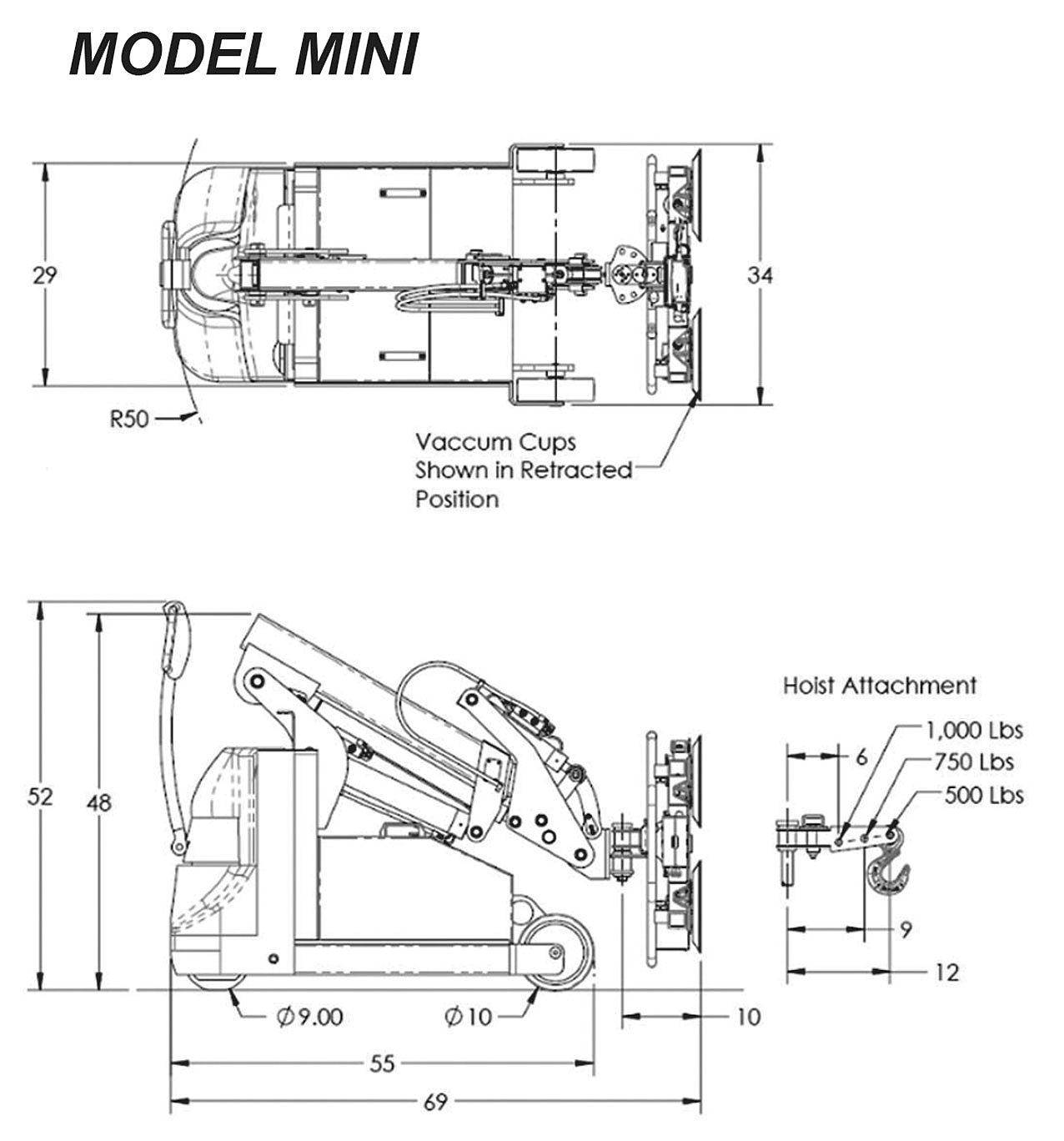 The Brandon Mini Dimensions