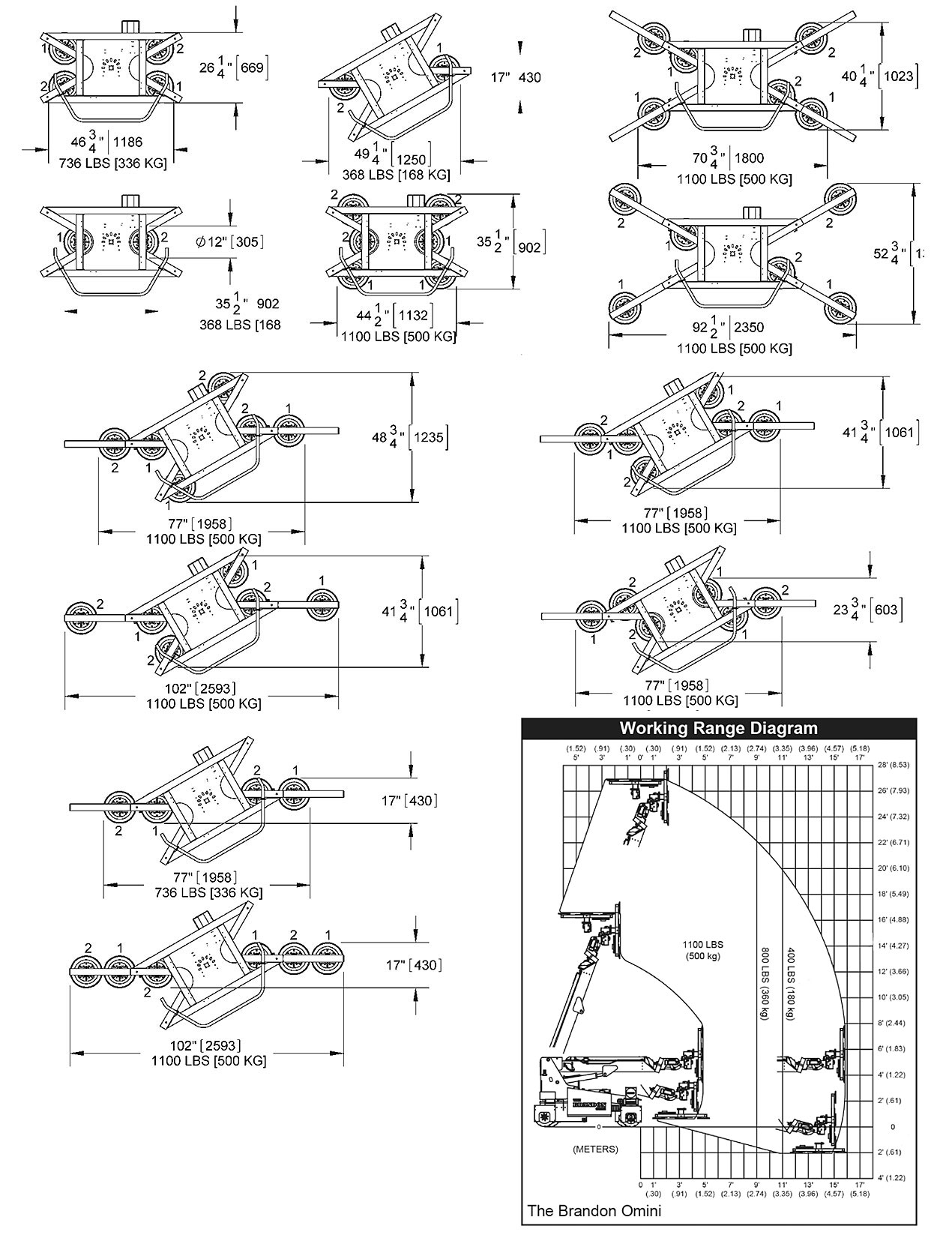 Frame Configurations and Capacities