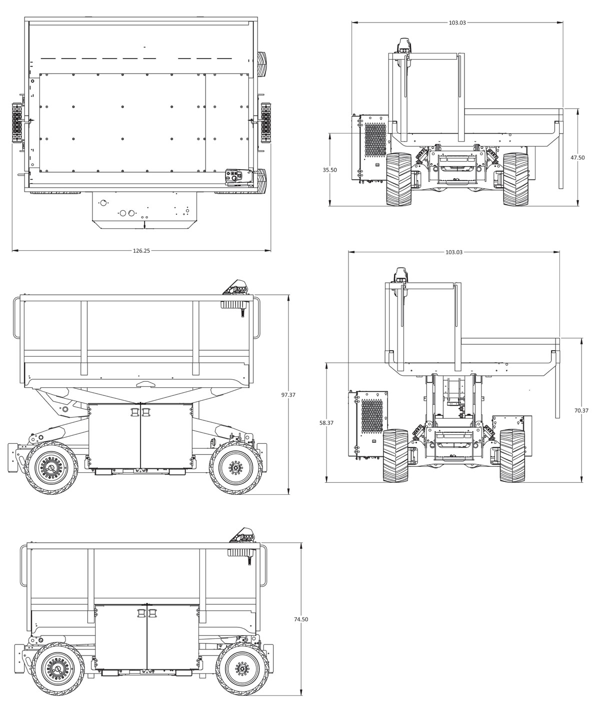 Low Height Scissor Platform Specifications