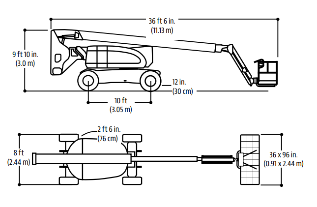 A80JCR Dimensions