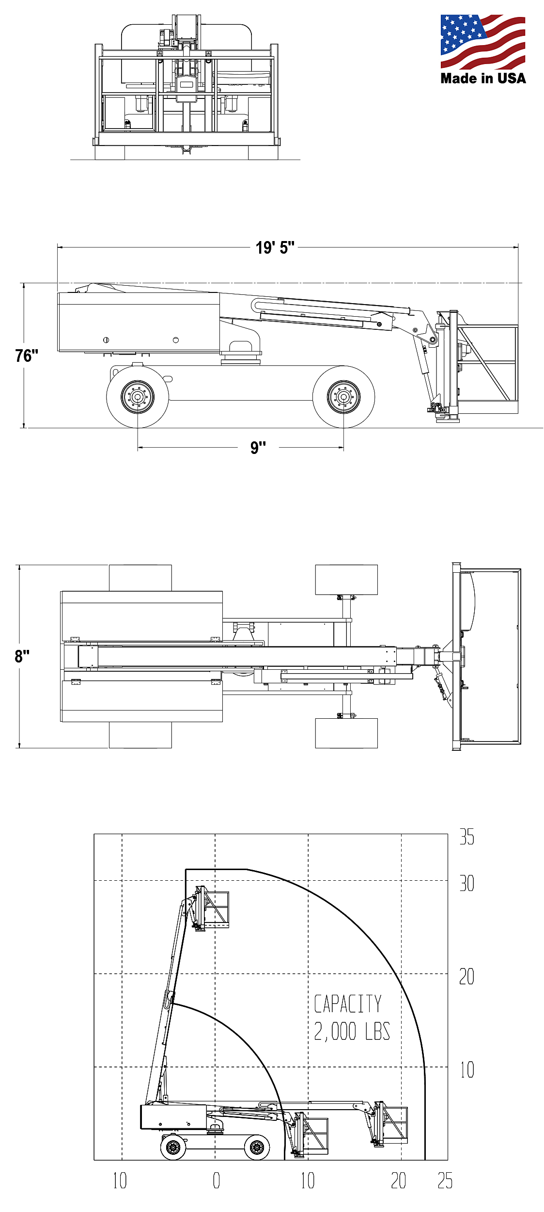 T40MH-3000 High Capacity Boom Lift